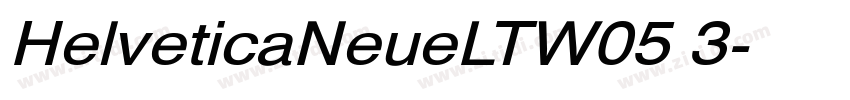 HelveticaNeueLTW05 3字体转换